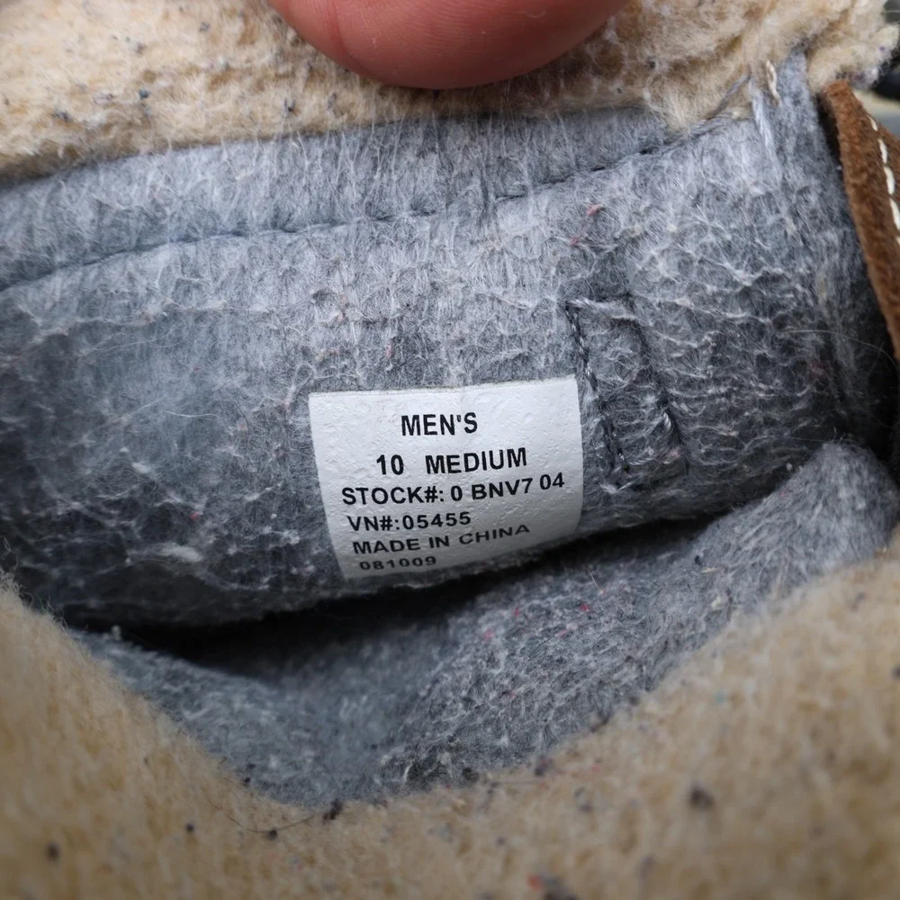 L.L.Bean Men's Size 10 M Brown Leather Insulated Snow Duck Boots Winter